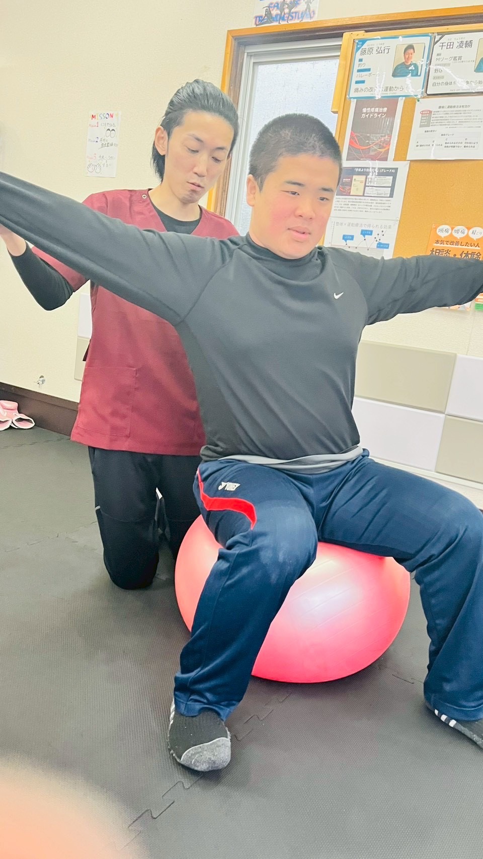 スポーツケアの様子